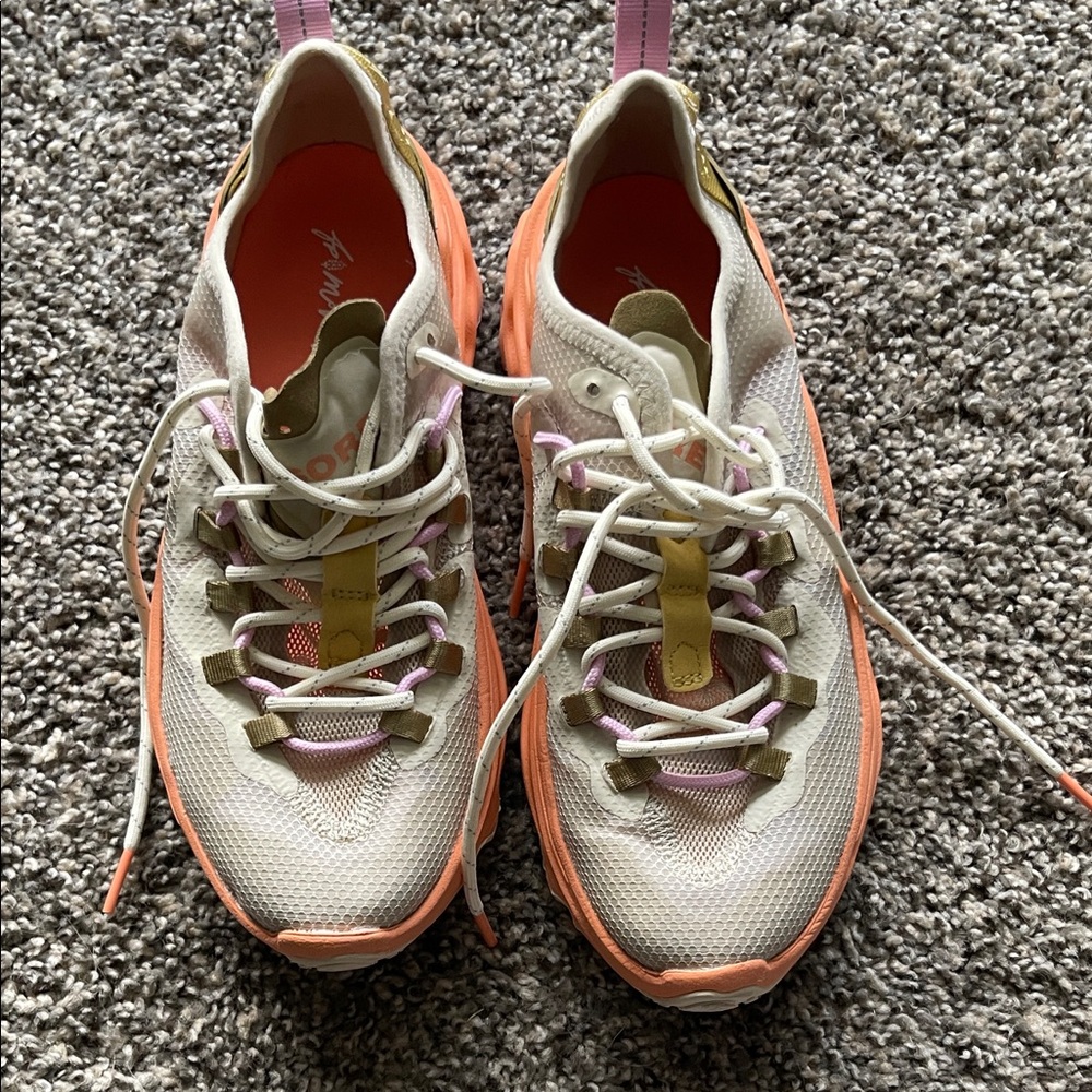 SOREL/Free People Movement Women's Sneakers in Cream and Orange
